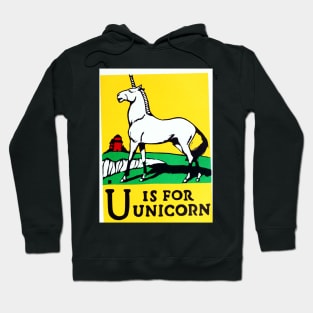 U is for Unicorn Hoodie